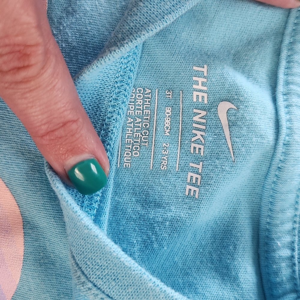 Nike 3t s/s with blue heart shirt